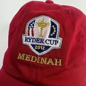 2012 Ryder Cup Medinah Red Golf Hat Cap Adjustable ML Caps USA Europe